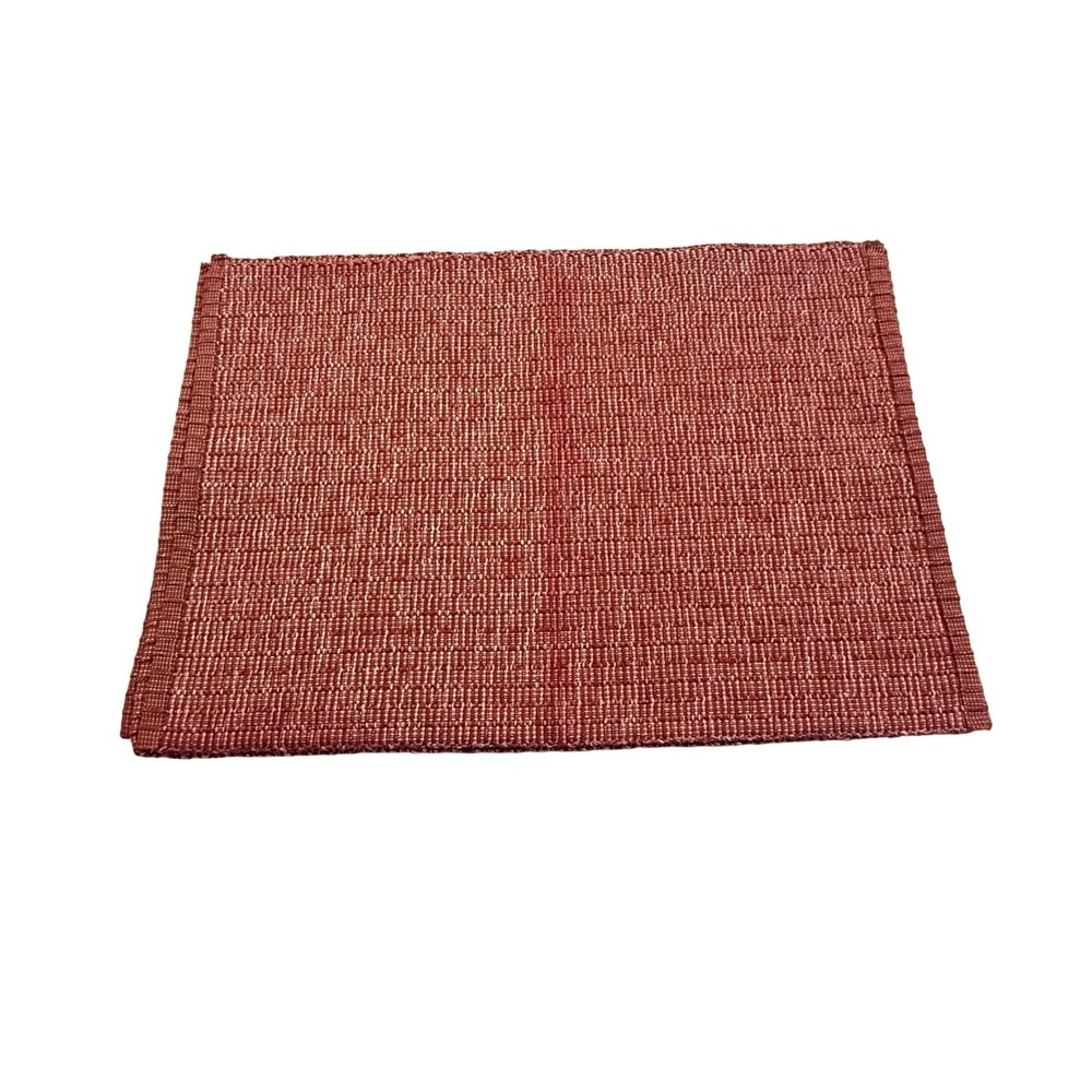 Trends Rust Red Woven Placemat Dining Table Home Kitchen Heat Resistant Mat 17"